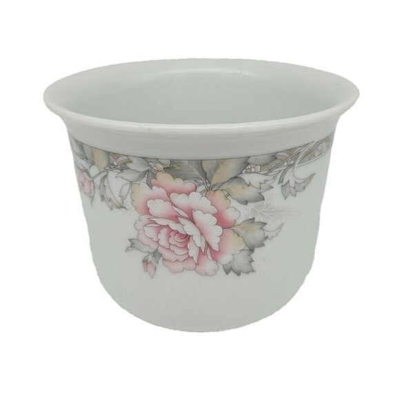 1990 FTD Cache Flower Pot Planter "Made Especially For You" Porcelain Japan 4" - Picture 1 of 8